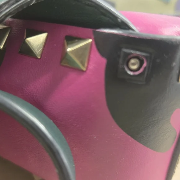 VALENTINO  Garavani Rockstud Leather Backpack Camouflage - Picture 15 of 16